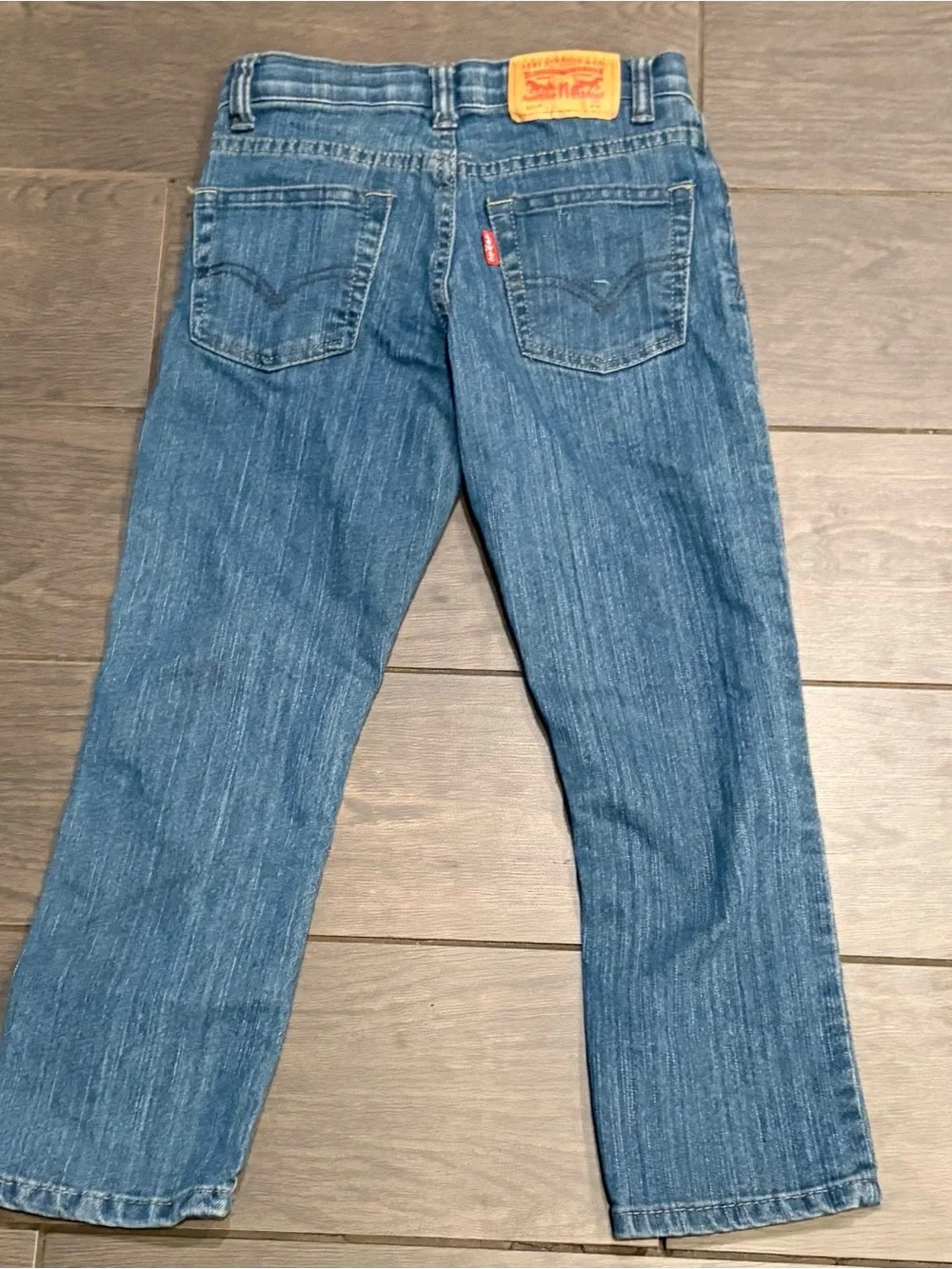 Boys Levi's Light Blue Kids Straight Leg Jeans size 6